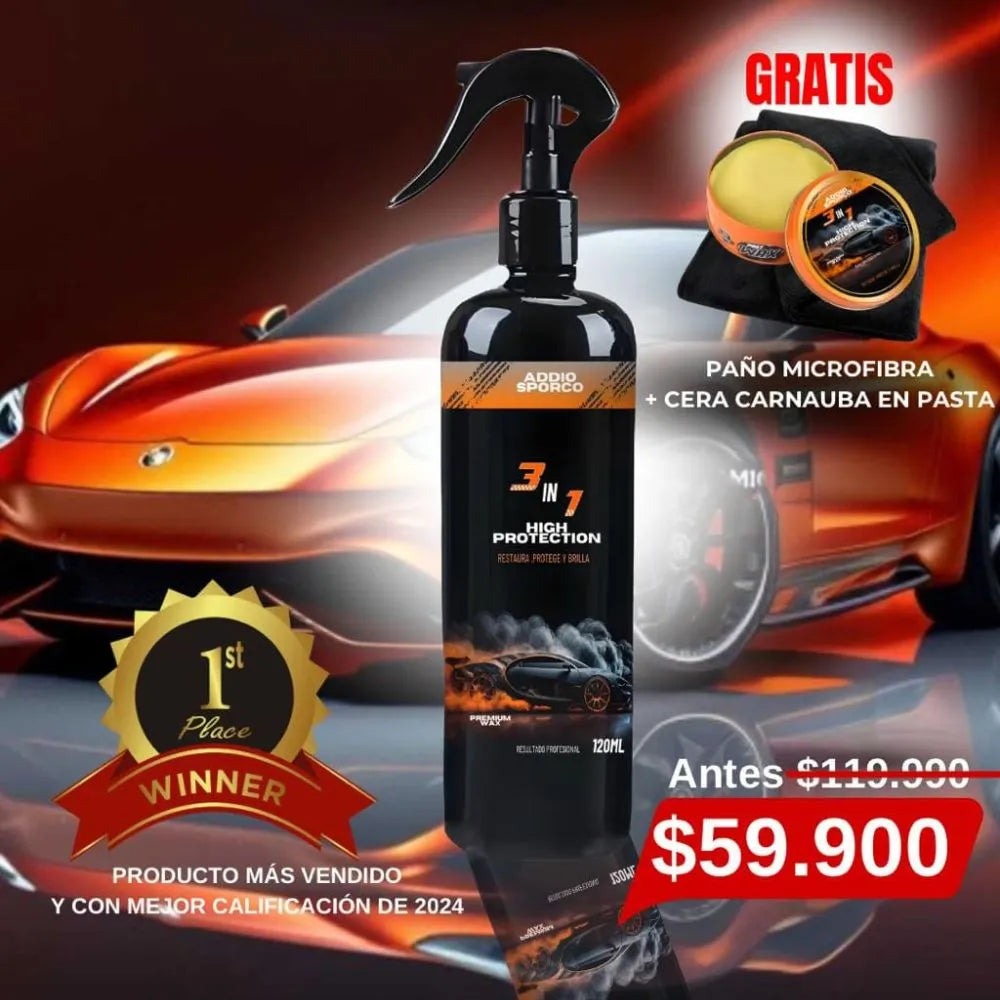Brilla como Nuevo – Premium Wax 3 en 1